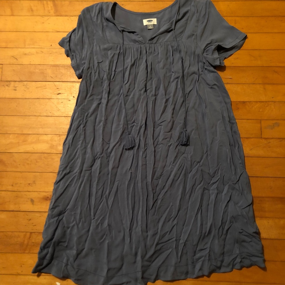 Shift Dress with Tassles